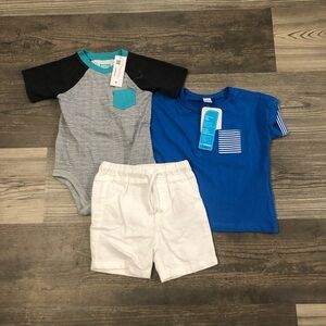 LC Waikiki Baby Shirt and Shorts Outfit Set 12-18 mths